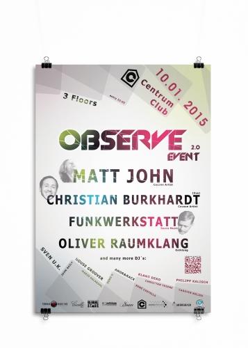Plakat Observe
