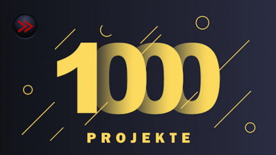 1000 Projekte - wir sagen DANKE!