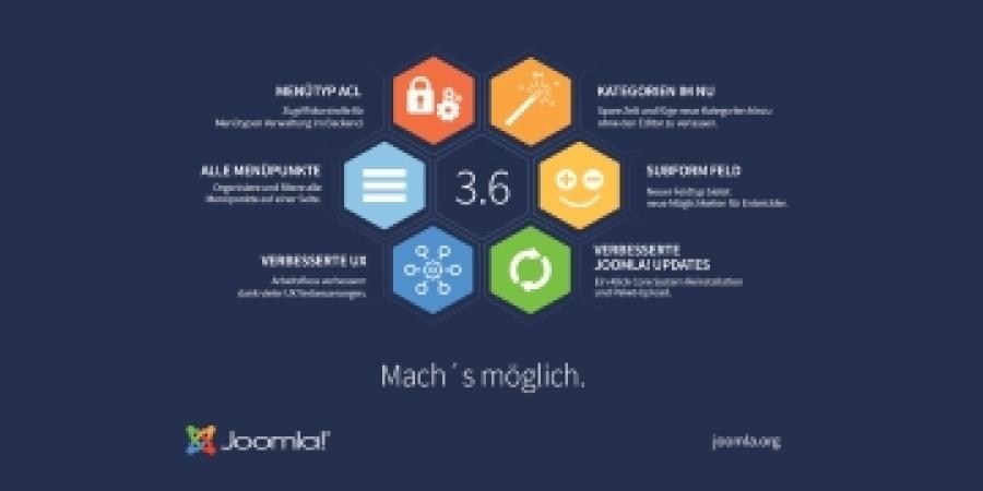 Joomla! 3.6 veröffentlicht! Alle Neuerungen auf einen Blick.