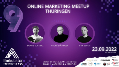 9. Online Marketing Meetup Thüringen am 23.09.2022